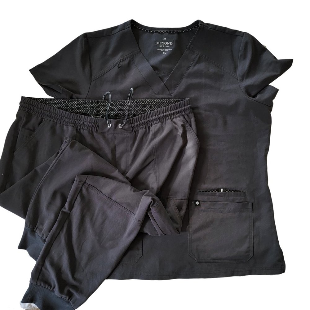 Beyond Scrubs Set Grey Happiness Collection XL